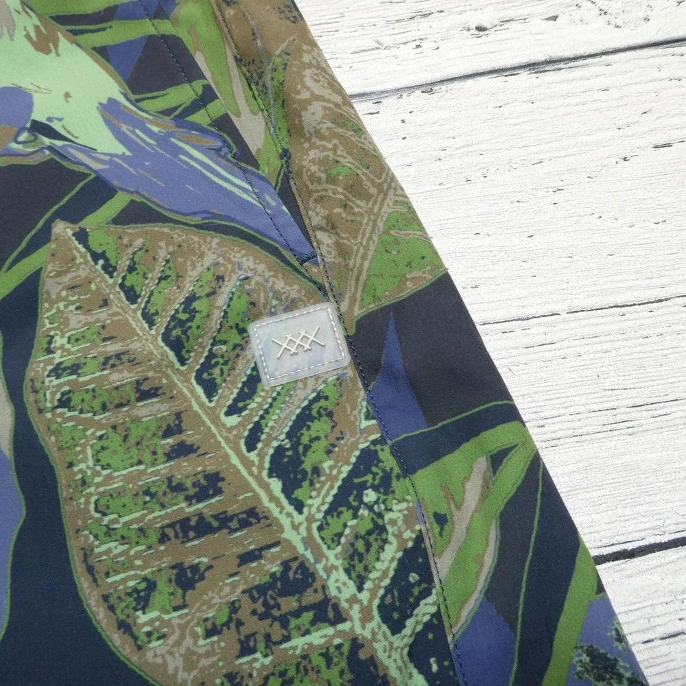 Rhone Shorts Mens‎ XL Blue Tropical Floral Swim Trunks Lined 6 Inseam Quick Dry